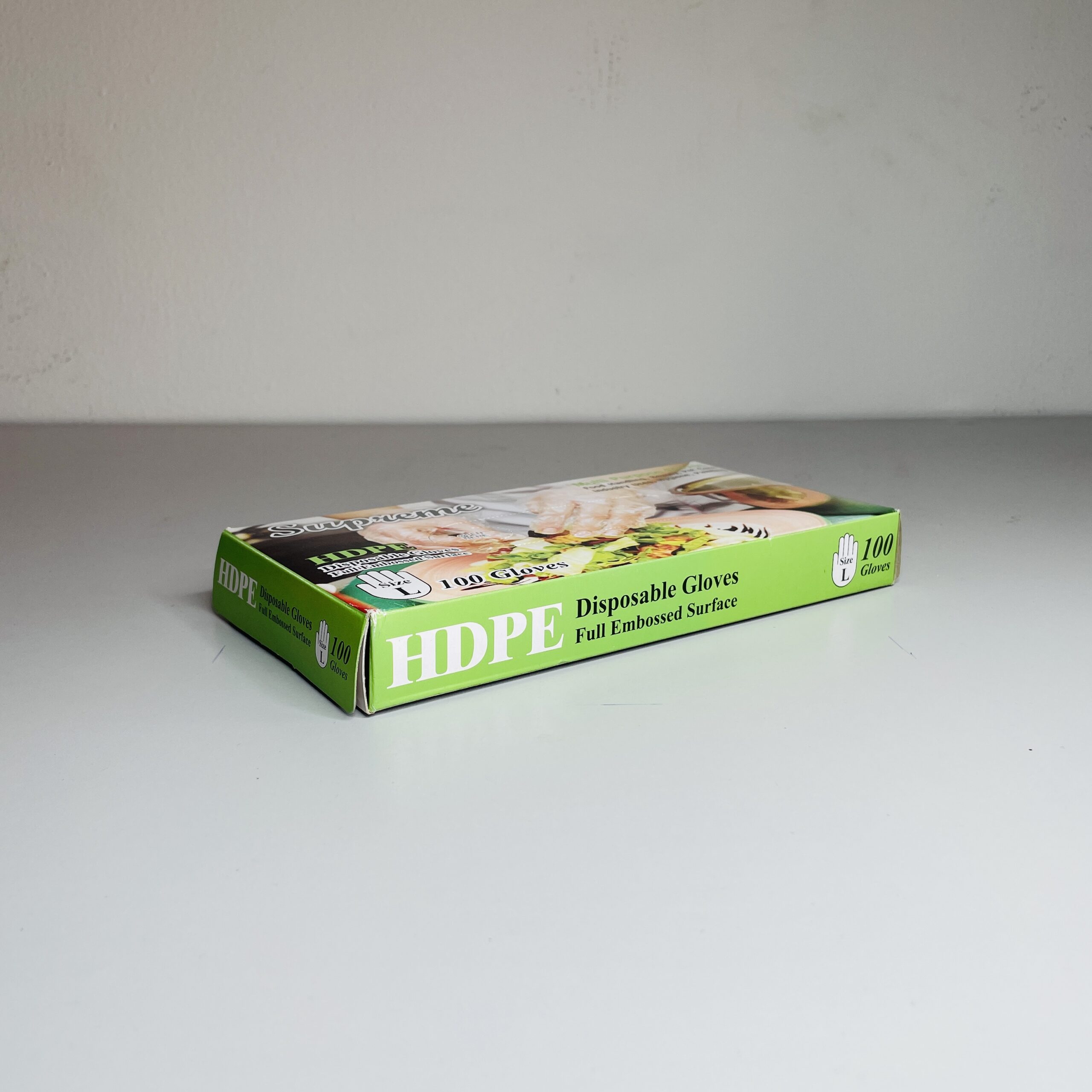 thumbnail image 2 of 10000 Clear High-Density Polyethylene Disposable Gloves, Medium, 1.5 Mil - MedicalMartByMail 2 of 5